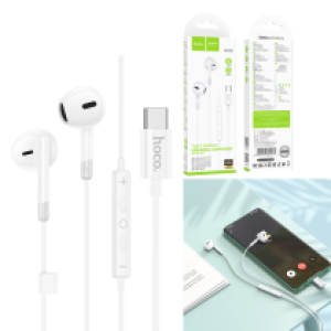 Earphone wire hoco M109 Type-C - កាសខ្សែស៊កត្រជៀក ហូកូ M109 Type C