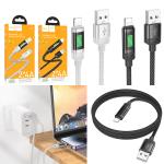 Cable Charger hoco U126 colorful iPhone - ខ្សែសាកជ័រ ភ្លើងពណ៌ hoco U126 iPhone
