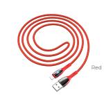 Cable Charger Hoco U89 iphone 1.2m - ខ្សែសាកស្រោបក្រណាត់ ហូកូ​ U89 អាយហ្វូន