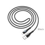 Cable Charger Hoco U89 iphone 1.2m - ខ្សែសាកស្រោបក្រណាត់ ហូកូ​ U89 អាយហ្វូន