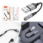 Converter USB to AUX 3.5 Audio hoco LS36 - ឌុយបំលែង USB ទៅមូល AUX 3.5 ហូកូ LS36
