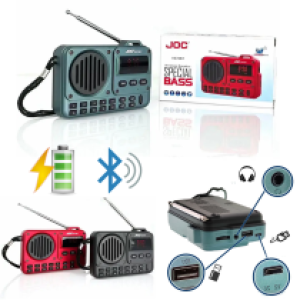 Speaker Radio Bluetooth JOC H678BT - បាស់ប្ល៊ូធូស វទ្យុ JOC H678BT