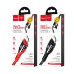 Cable Charger Hoco U89 iphone 1.2m - ខ្សែសាកស្រោបក្រណាត់ ហូកូ​ U89 អាយហ្វូន