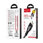 Cable Charger Hoco U89 iphone 1.2m - ខ្សែសាកស្រោបក្រណាត់ ហូកូ​ U89 អាយហ្វូន