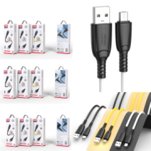 Cable Charger silicone XO NB245 Micro - ខ្សែសាកស៊ីលីខុន XO​ NB245 Micro 1ម៉ែត
