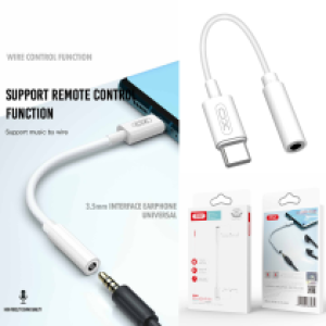 Converter TypeC to AUX 3.5mm Female XO NB-R161 - ឌុយបំលែង TypeC ទៅ ឌុយកាស 3.5មម ញី XO NB-R161