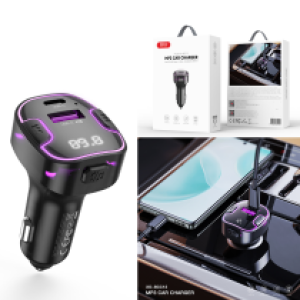 Car Bluetooth FM transmitter XO BCC12 3.1A - ប្លូធូឡាន FM បញ្ជូនសំលេង XO BCC12 3.1A