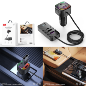 Car Bluetooth FM transmitter XO BCC13 3.1A - ប្លូធូឡាន FM បញ្ជូនសំលេង XO BCC13 3.1A