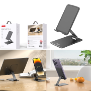 Holder Desk Stand XO C135 flat plastic - ជើងទ្រ លើតុ អ៊ិចអូ C135 ជ័រសំប៉ែត