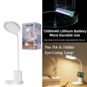 Desk Lamp LED Rechargable 1500mAh Remax RT-E815 - អំពូលដាក់លើតុ ប្រើថ្ម 1500mAh Remax RT-E815