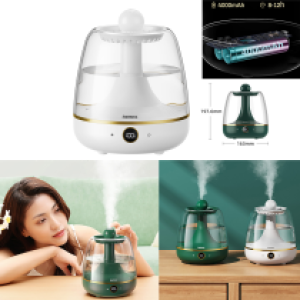 Humidifier Rechargable 4000mAh Remax RT-A700 1.6L - ម៉ាស៊ីនចំហាយទឹក សាកថ្មបាន Remax RT-A700 1.6លិត