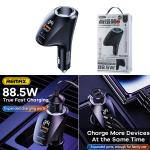 Power Car Charger cigarette 1port PD/QC Remax RCC339 - ឆ្នាំងសាកក្នុងឡាន រុន 1 និង រុនសាកថ្ម 2 Remax RCC339