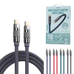 Cable Charger Remax RC-C055 Type-C to Type-C - ខ្សែសាកស៊ីលីខូន Remax RC-C055 Type-C to TypeC