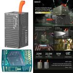 Power Bank Remax RPP-609 Pro(PD/QC) LED 60000mAh - ថ្មជំនួយ Remax RPP-609 Pro(PD/QC) មានពិល 60000មីលីអំពែ