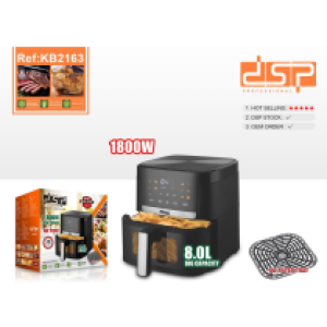 Air fryer DSP KB-2163​​​​​ 1800W 8.0L - ម៉ាស៊ីនបំពងស្ងួត DSP KB-2163​​​​​ 1800W 8.0L